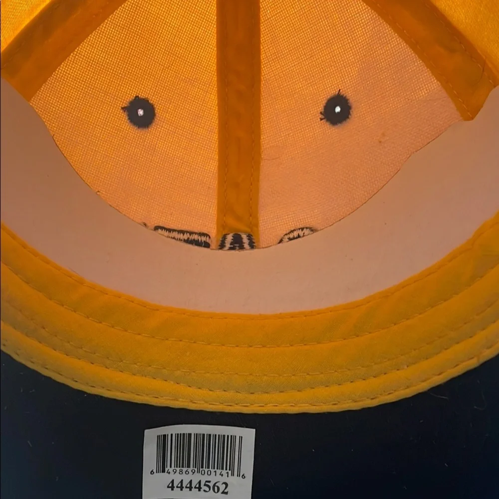 Yellow and Black Cap